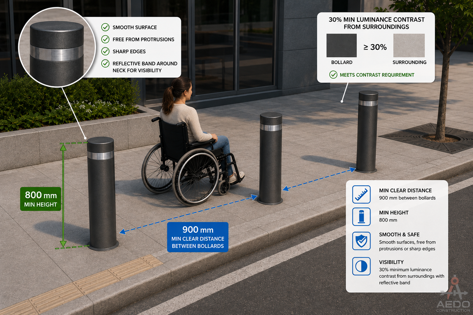 Bollards Accessibility Requirements