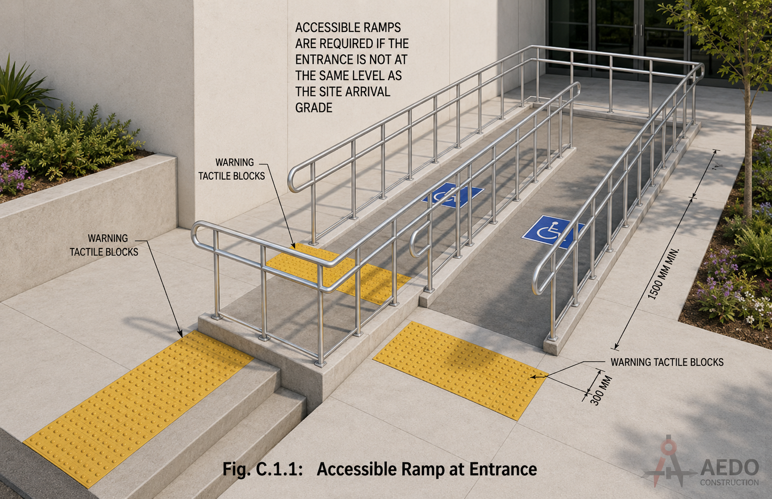 Accessible Ramp at Entrance